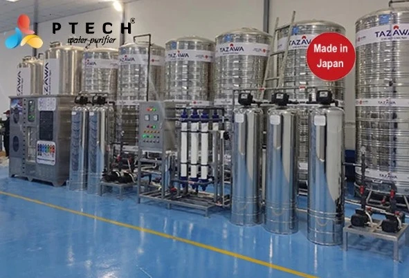 Lắp đặt nhà máy sản xuất nước ion kiềm giàu hydro Tazawa- Phú Quốc